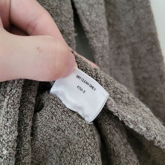 Eileen Fisher Silk Top Textured S Neutral Gray - Picture 4 of 6